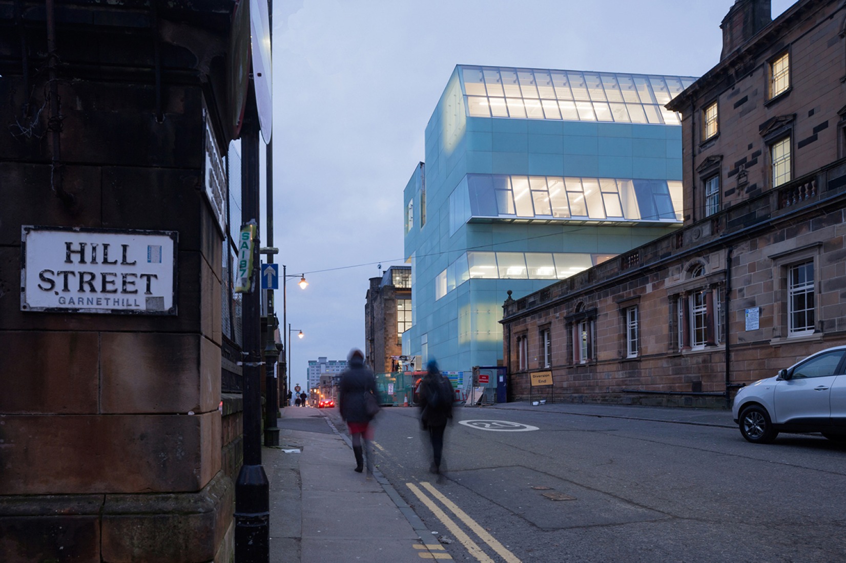 Steven Holl ha diseñado una ampliación actual en el Campus de la Escuela de Arte de Glasgow.