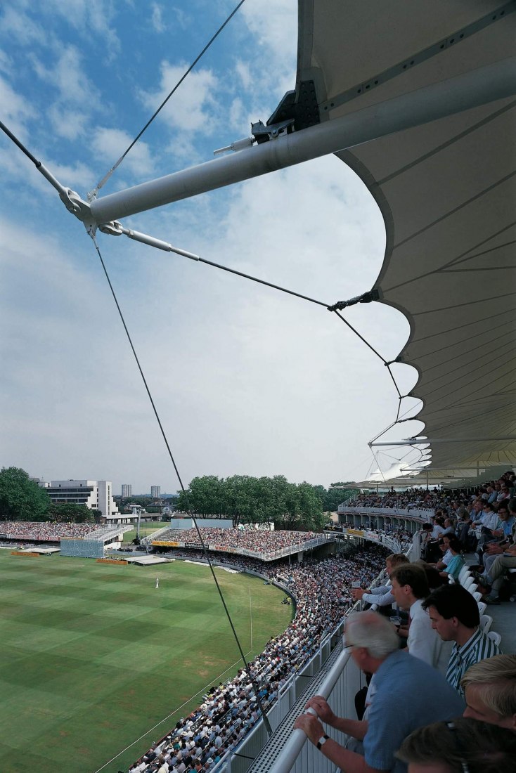 Lord's Cricket Ground: Mound Stand, London. Photograph courtesy of Hopkins Architects Limited