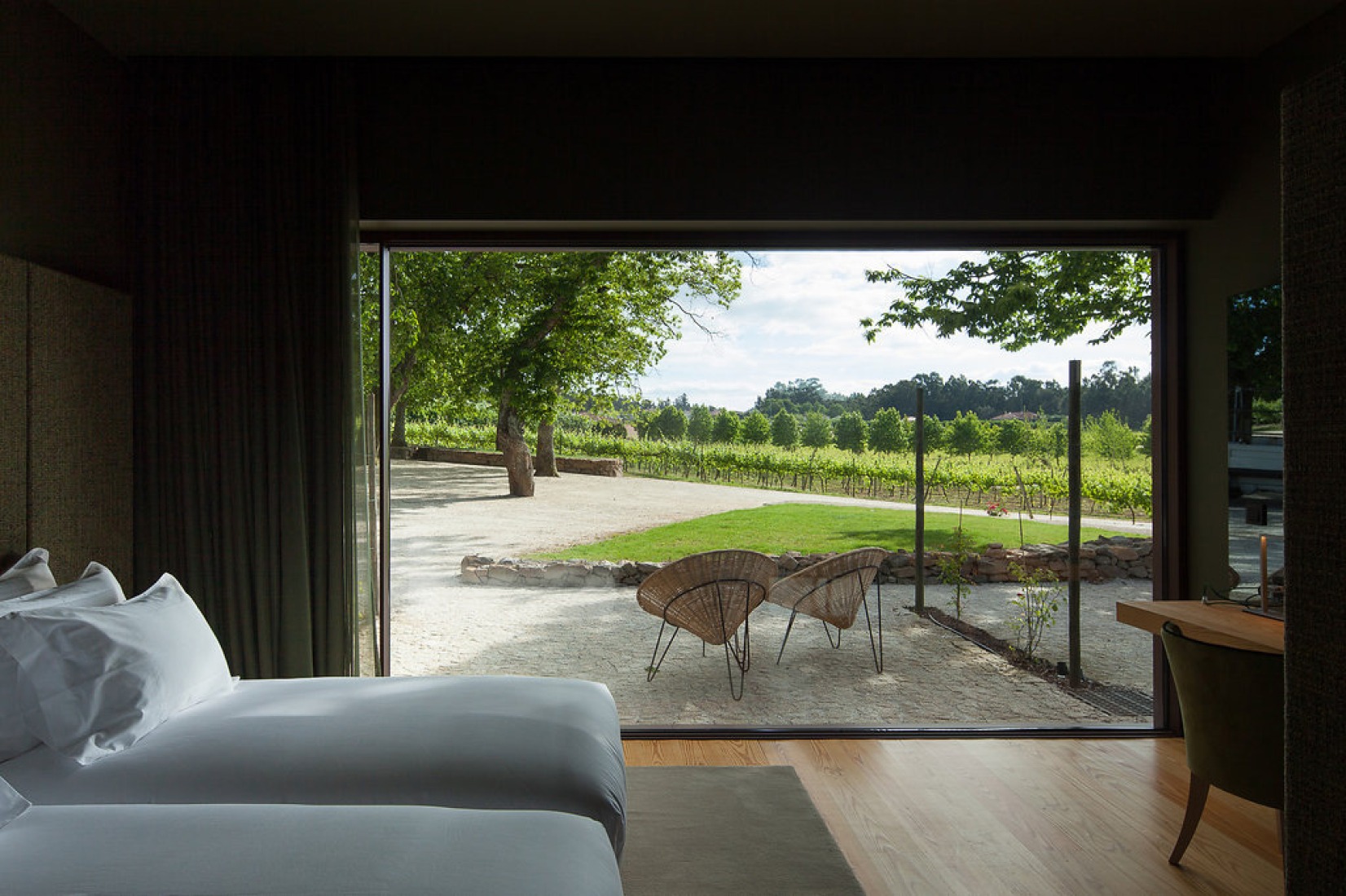 Interior view of the Monverde Hotel by FCC Arquitectura and Paulo Lobo. Photography © José Campos.