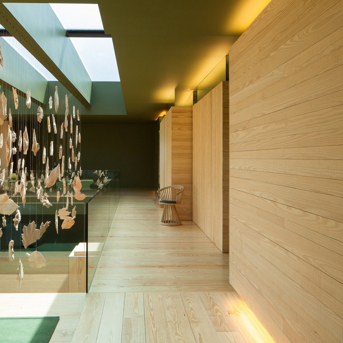 Interior view of the Monverde Hotel by FCC Arquitectura and Paulo Lobo. Photography © José Campos.