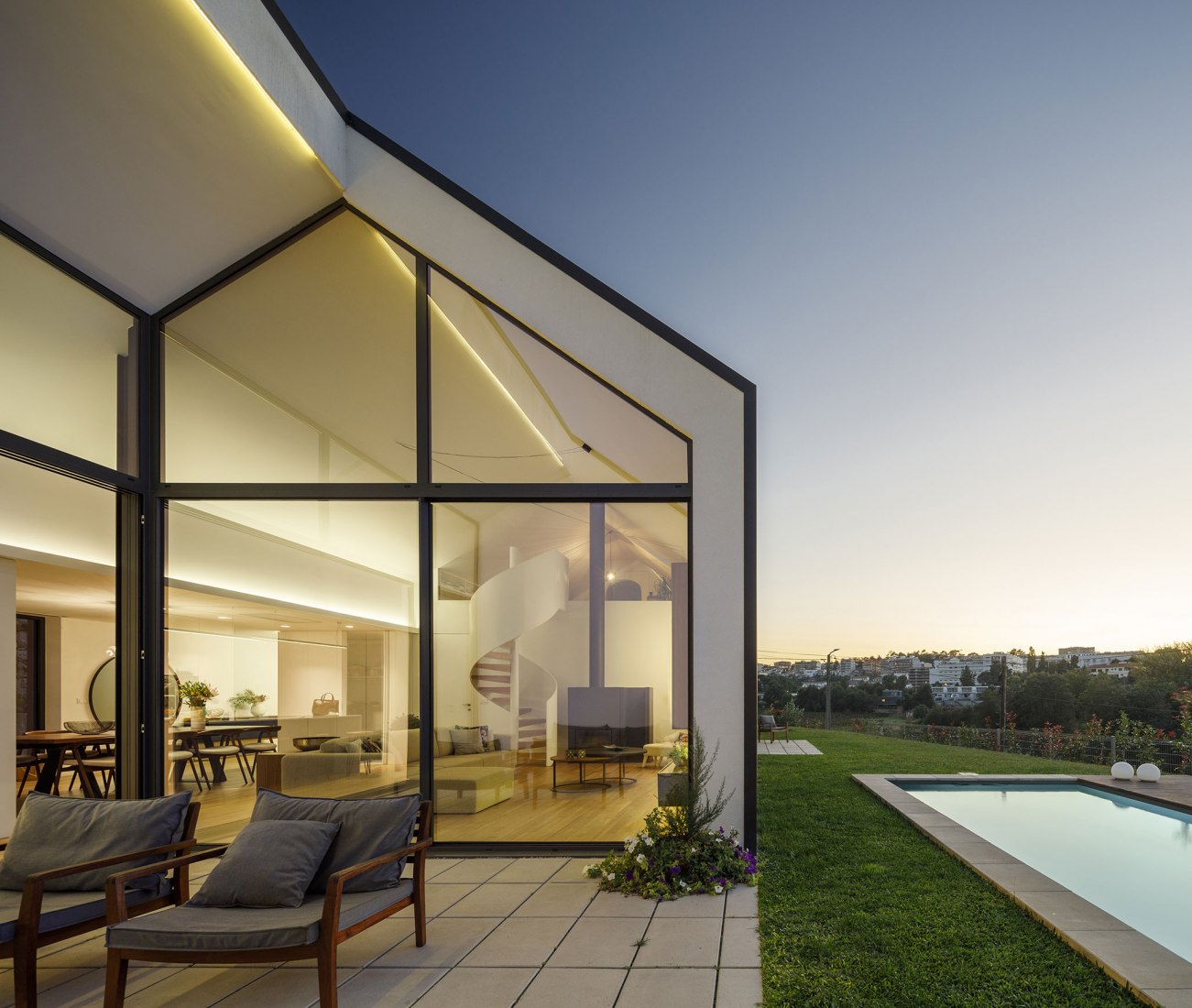 Santo Tirso House by Hous3. Photograph by Ivo Tavares Studio