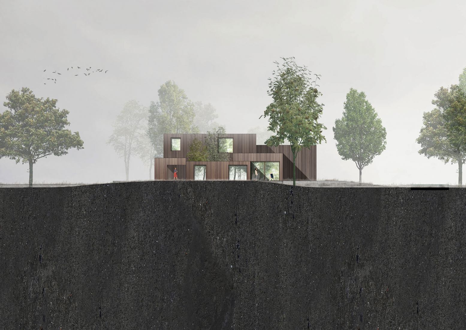 Plano de Alzado. «Open Parkvilla» por i29 architects. 