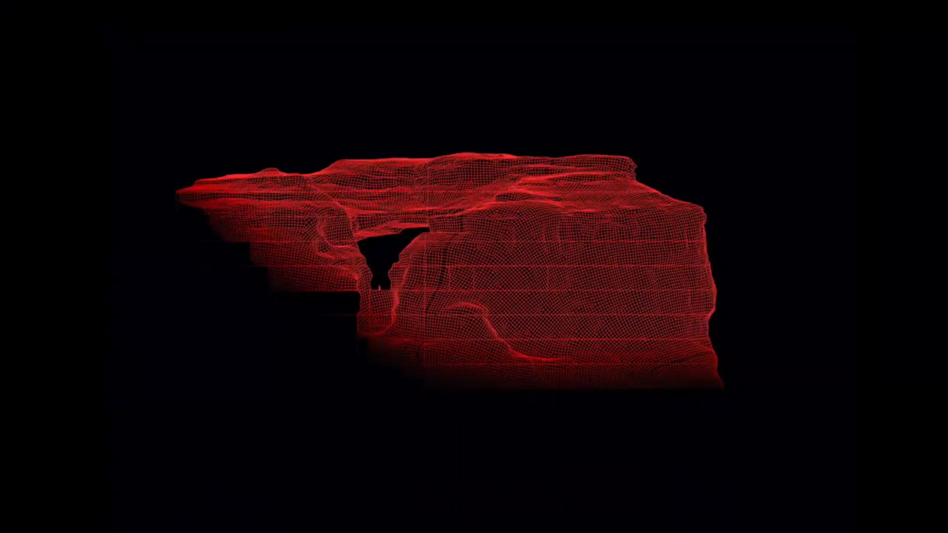 Visualización. Hotel-resort cueva en el desierto de AlUla por Jean Nouvel. Imagen cortesía de Atelier Jean Nouvel / Comisión Real para AlUla