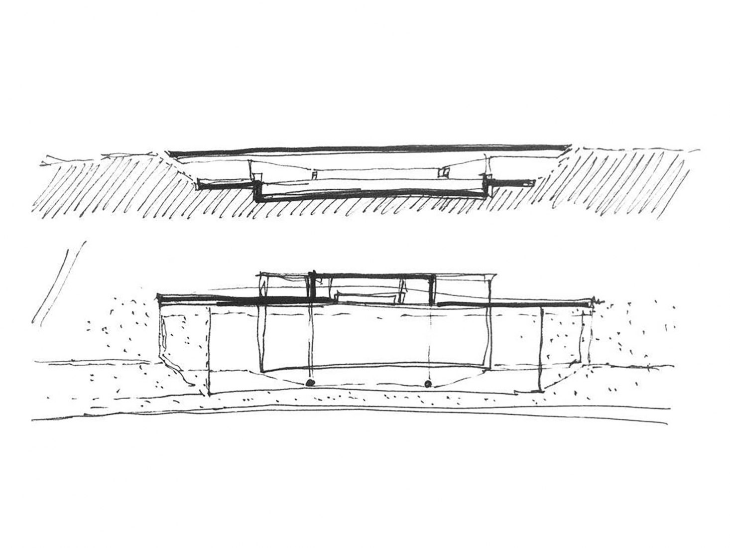 Sketch. Landaburu Borda Rural House by Jordi Hidalgo Tané.