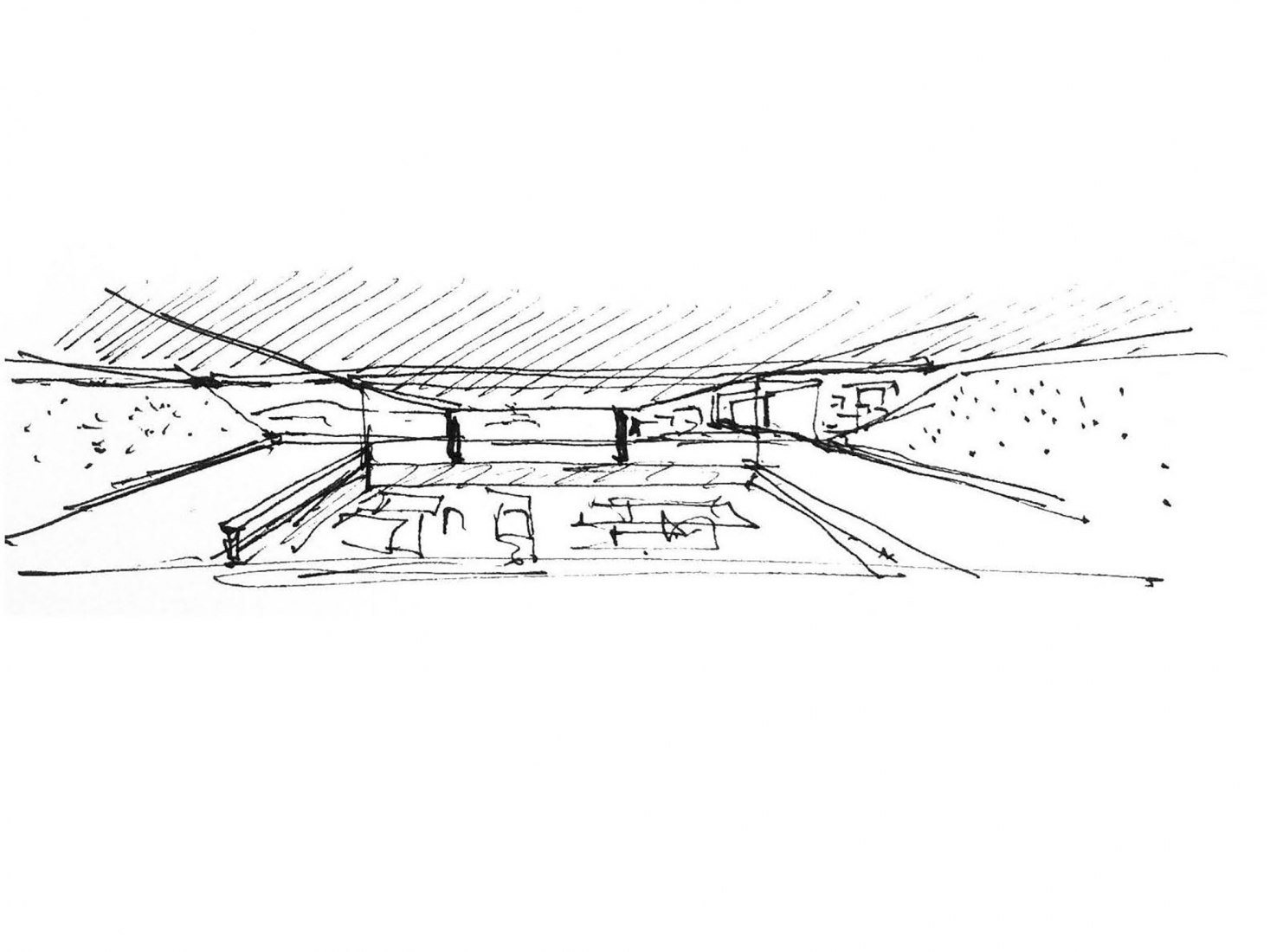 Sketch. Landaburu Borda Rural House by Jordi Hidalgo Tané.