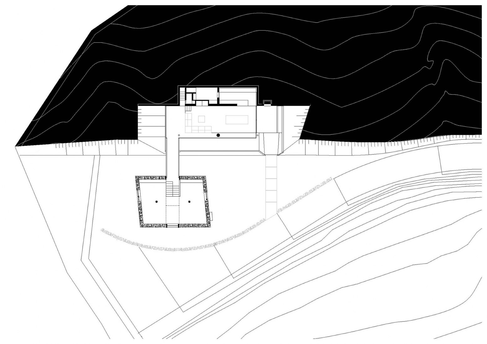Ground floor plan. Landaburu Borda Rural House by Jordi Hidalgo Tané.