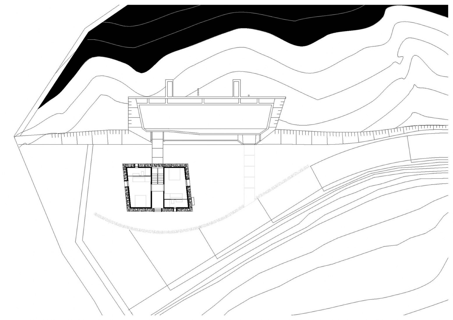 First floor plan. Landaburu Borda Rural House by Jordi Hidalgo Tané.