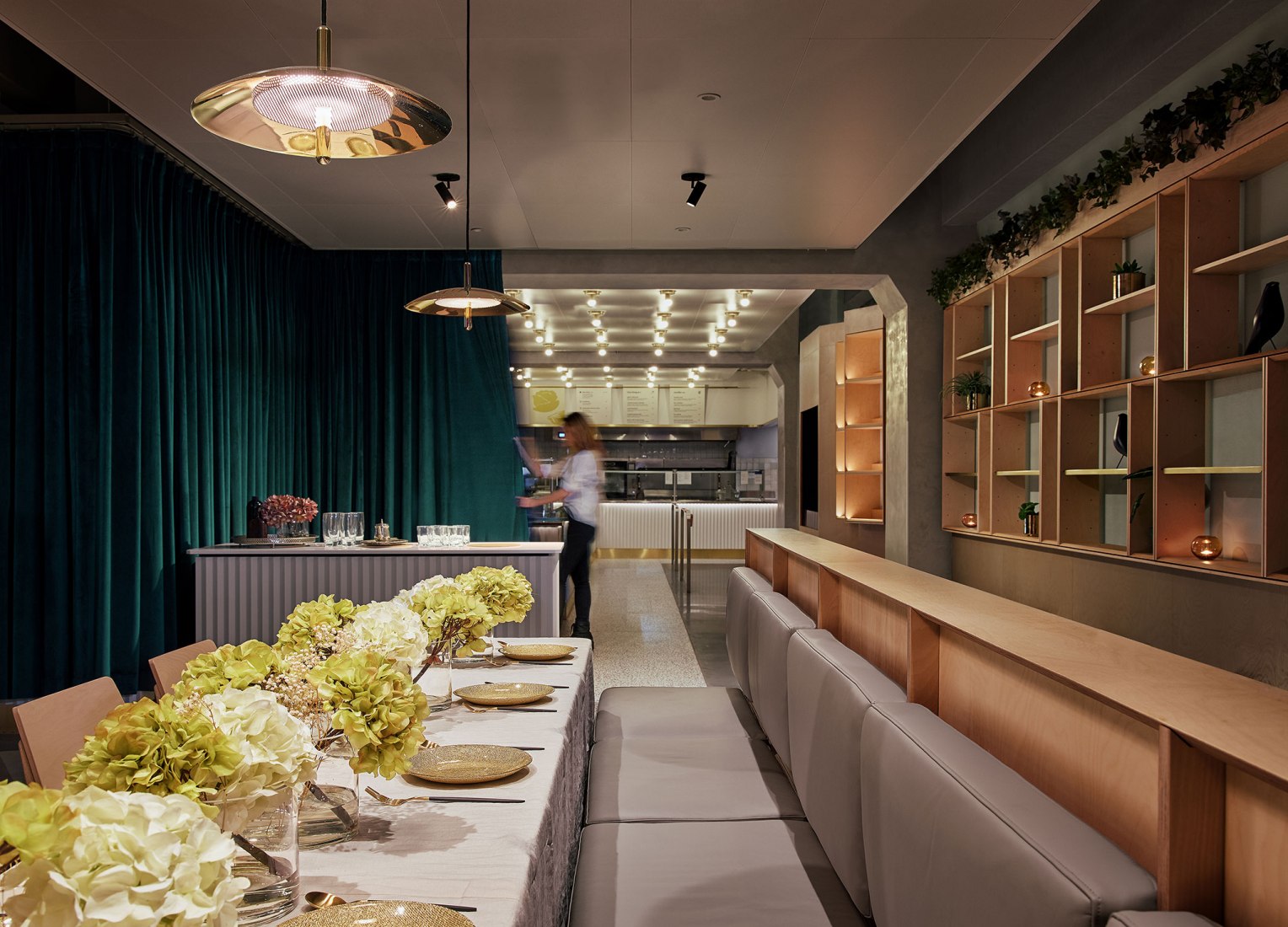 Broadway-inspired junzi restaurant opens at Bryant Park by Xuhui Zhang. Photograph by Andres Orozco.