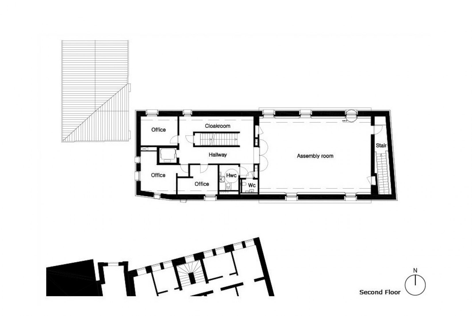 Segunda planta. Kannikegården por Lundgaard & Tranberg Arkitekter. Imagen cortesía de Lundgaard & Tranberg Arkitekter.