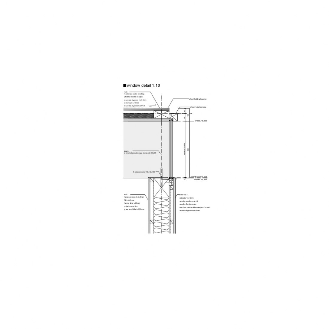 Detail. T noie house by Katsutoshi Sasaki + Associates.