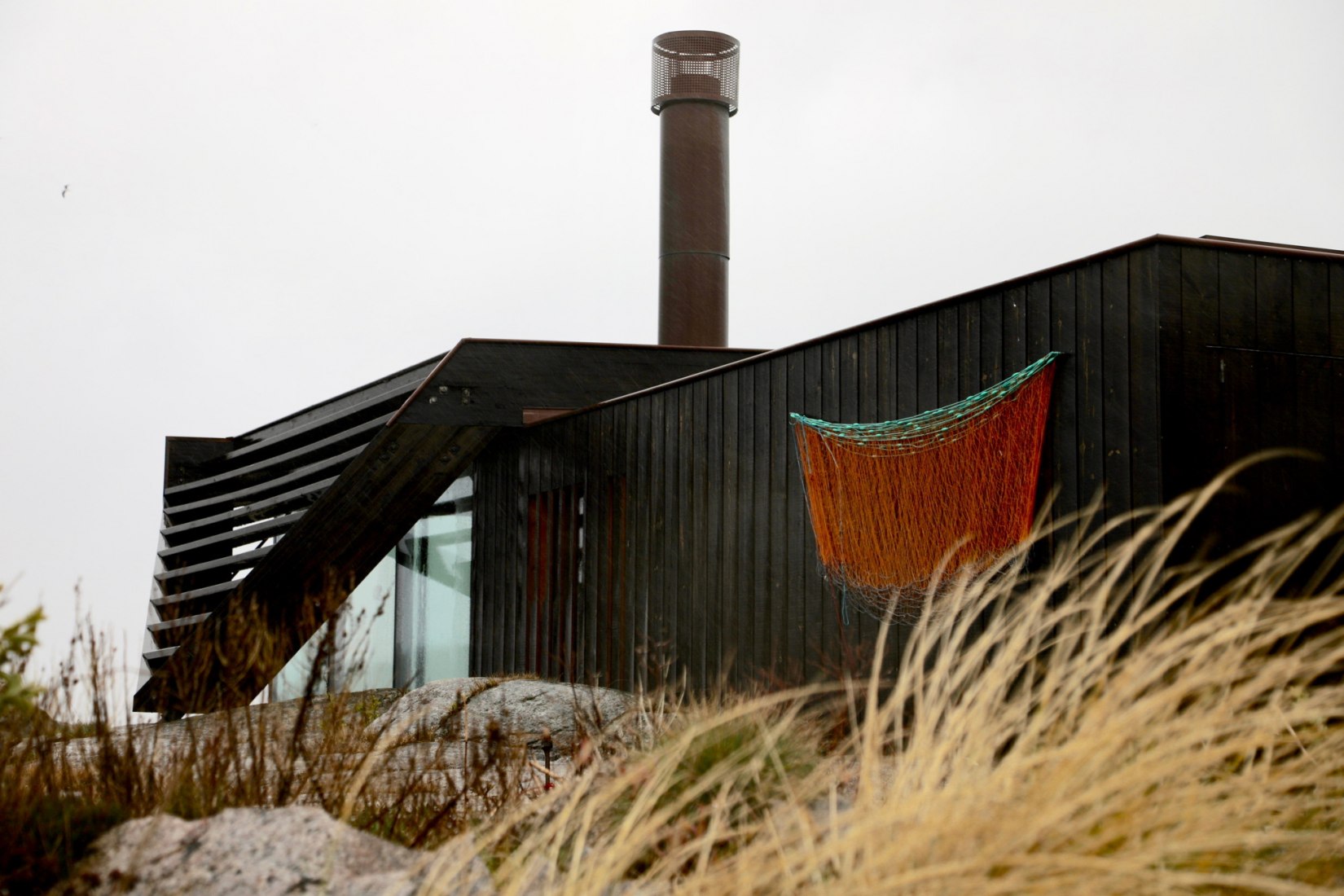 Vivienda Lille Arøya por Lund Hagem Arquitectos. Fotografía © Alexandre Westberg