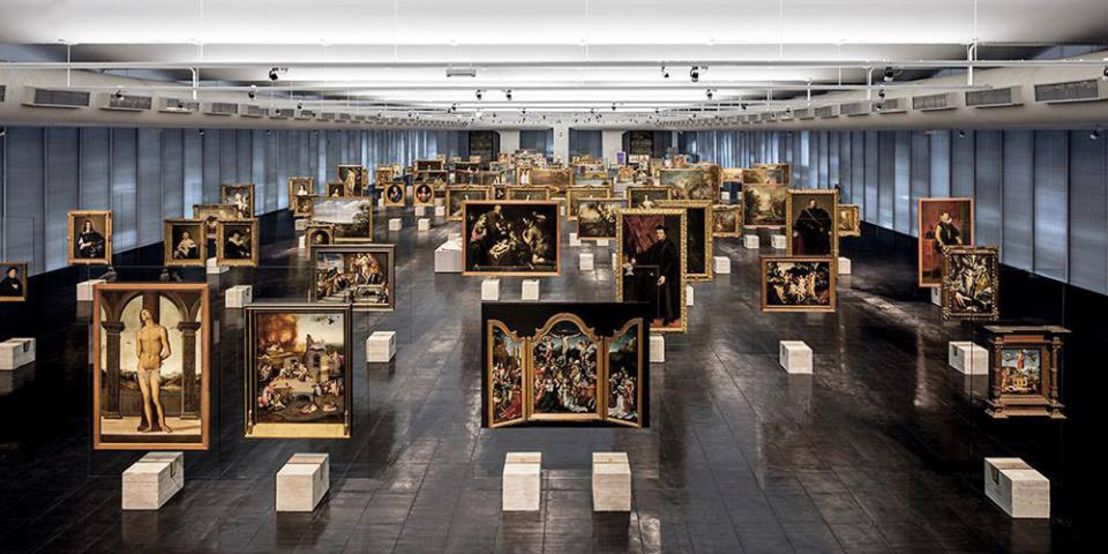 View MASP Art Gallery in December 2015. Photograh © Leonardo Finotti. Image courtesy of the MASP.