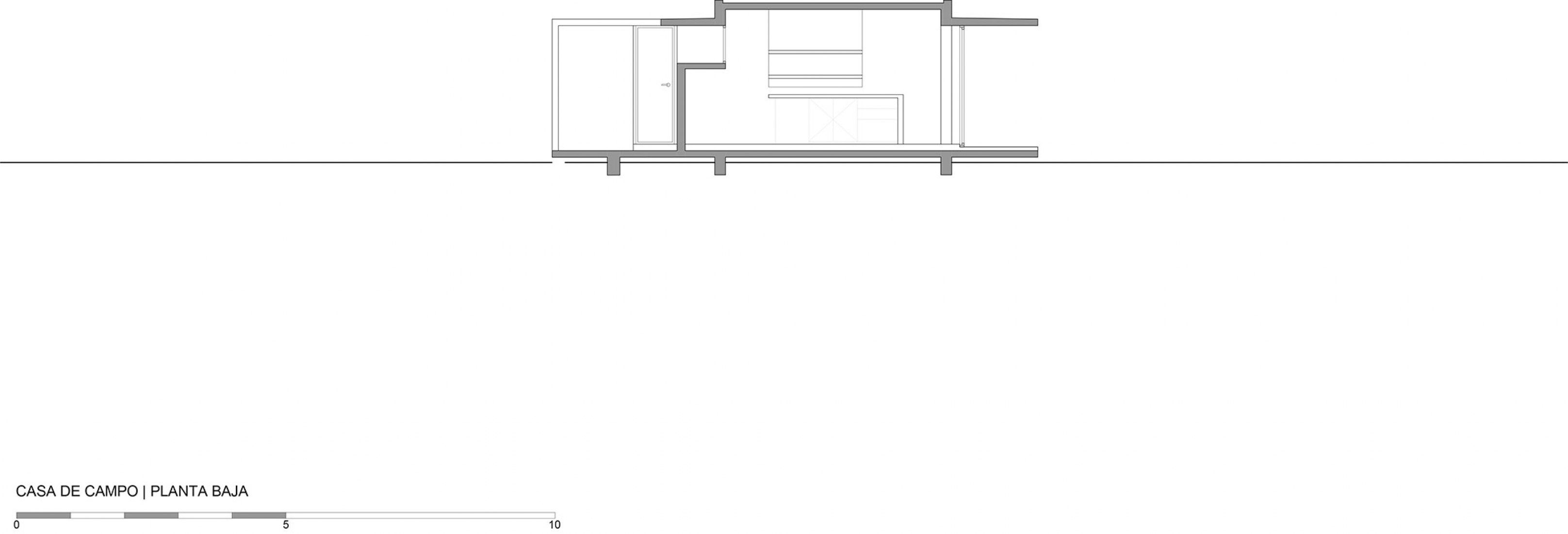 Secciones. Casa de Campo por Luciano Kruk Arquitectos