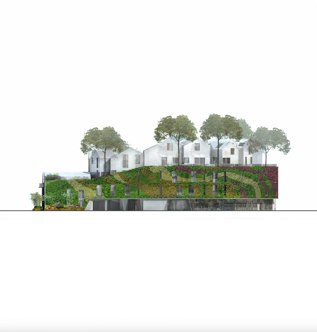 Elevation. Garden House by MAD Architects.