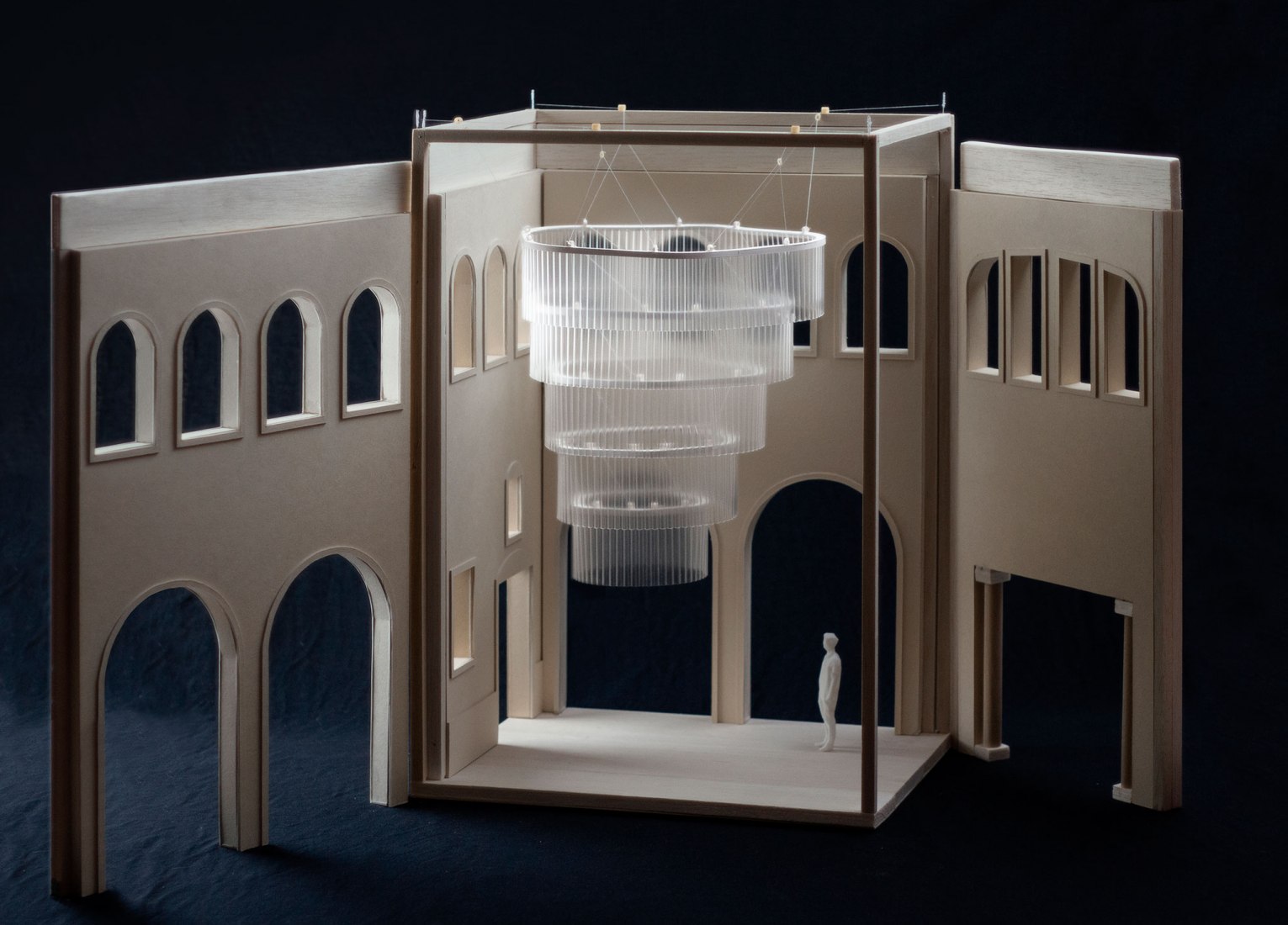 Maqueta. Lucerna por Manuel Bouzas y Santiago del Aguila.