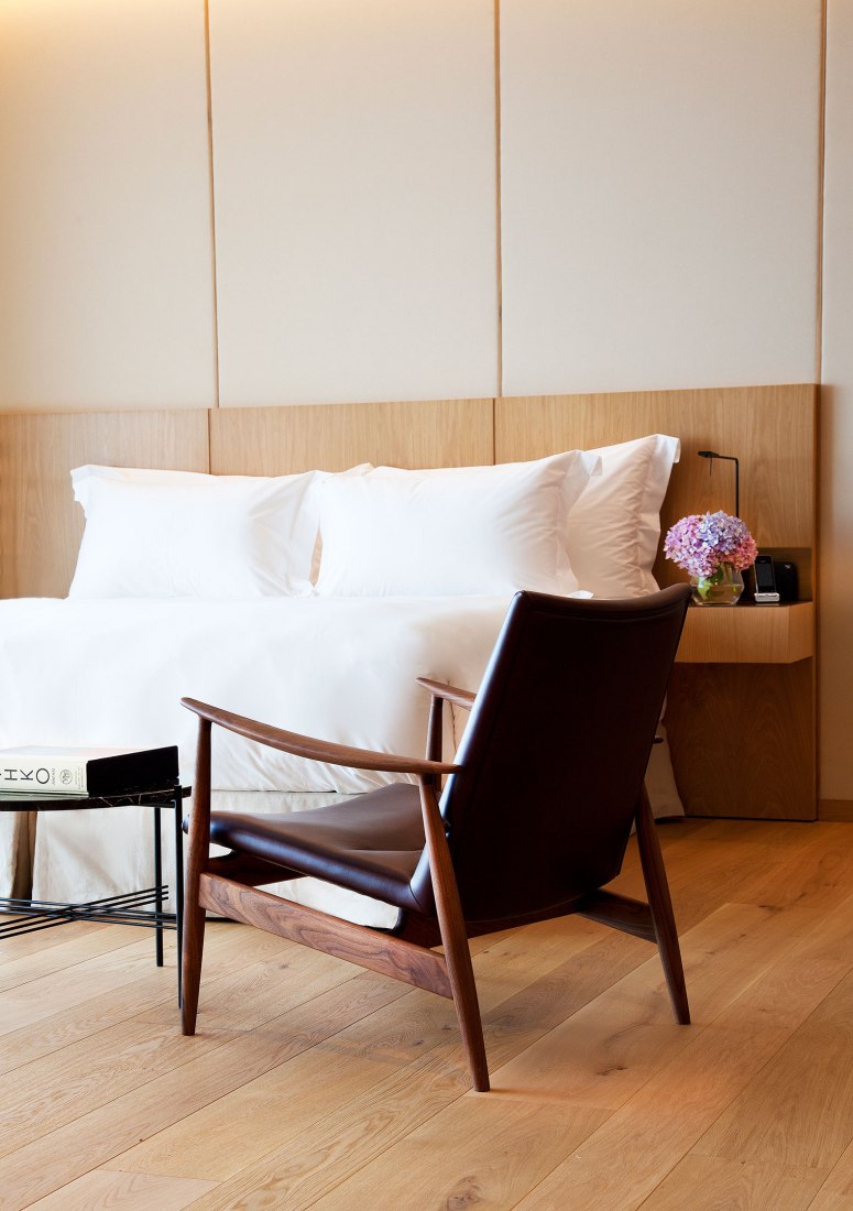Habitación. Hotel Akelarre por mecanismo. Fotografía © Kike Palacios
