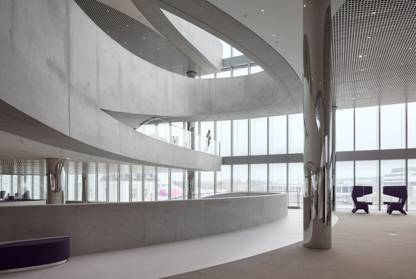 Comunicaciones. Centro de Innovación Merck por HENN. Fotografía por HG Esch