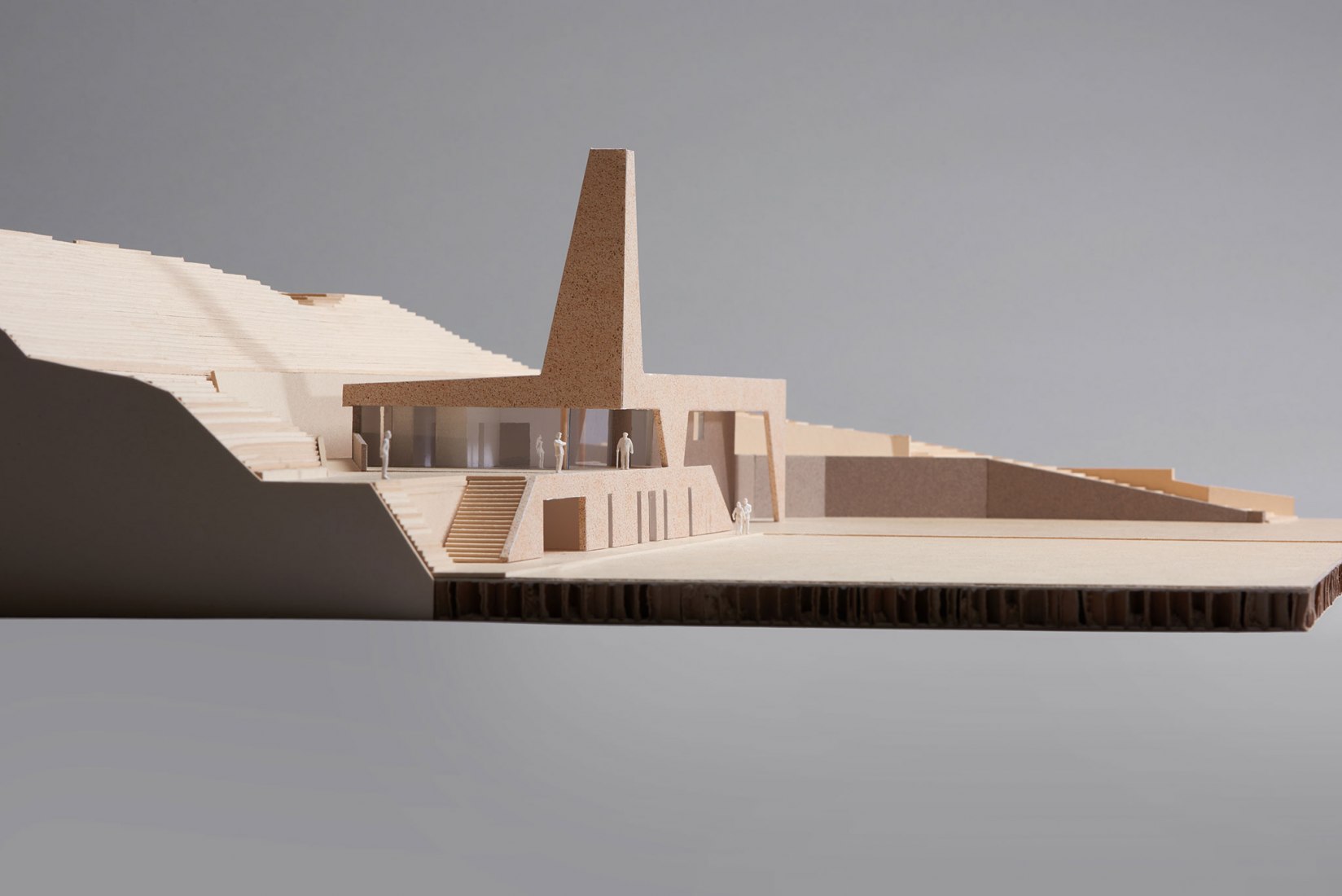Model. Fieldhouse by MoDusArchitects. Photograph by Jürgen Eheim.
