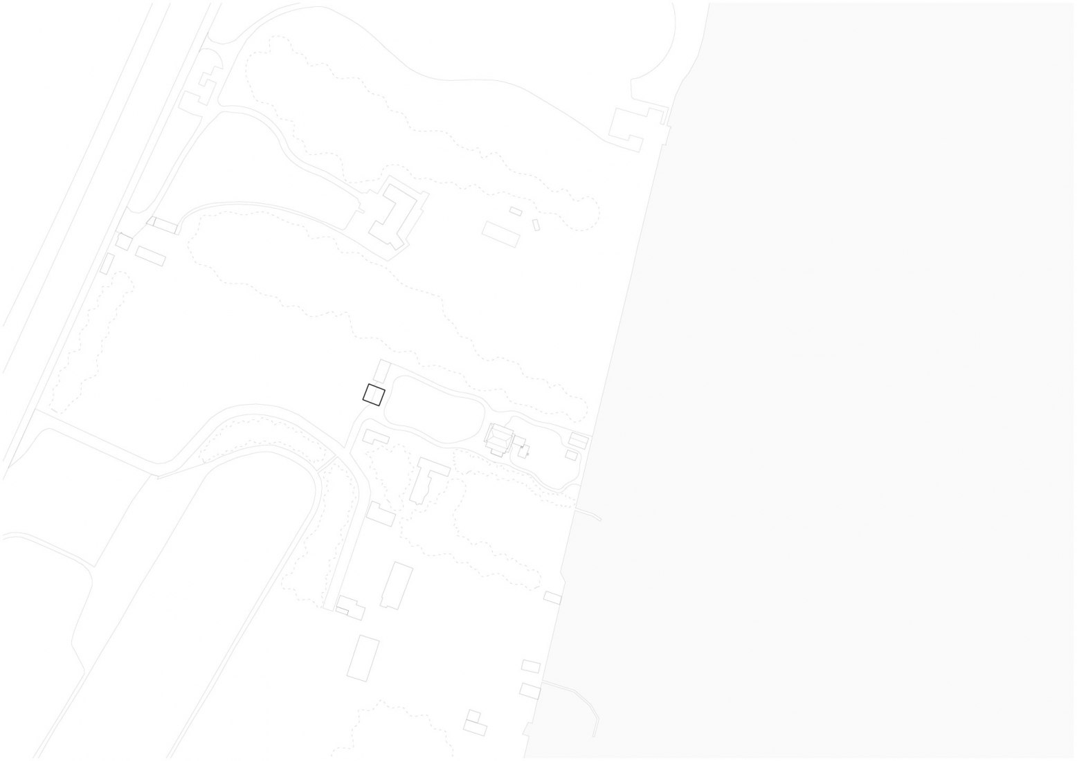 Site Plan. Mr Barrett's house by BUREAU.