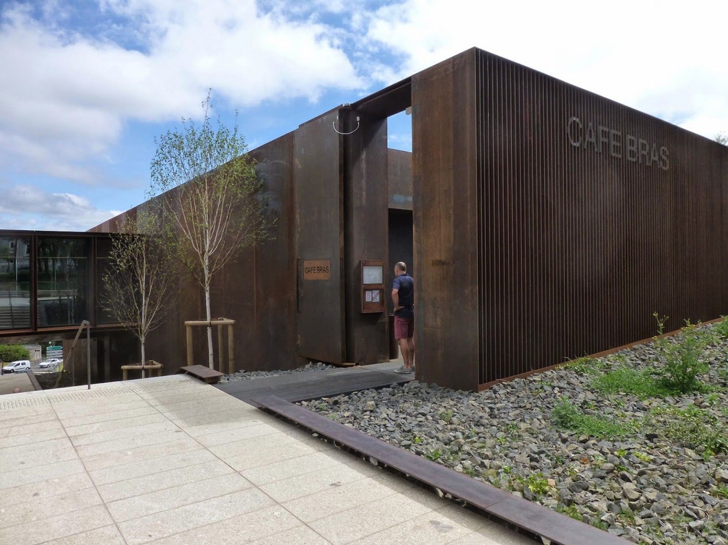 Outside view of the Soulages Museum by RCR Arquitectes. Photograph © Hisao Suzuki.