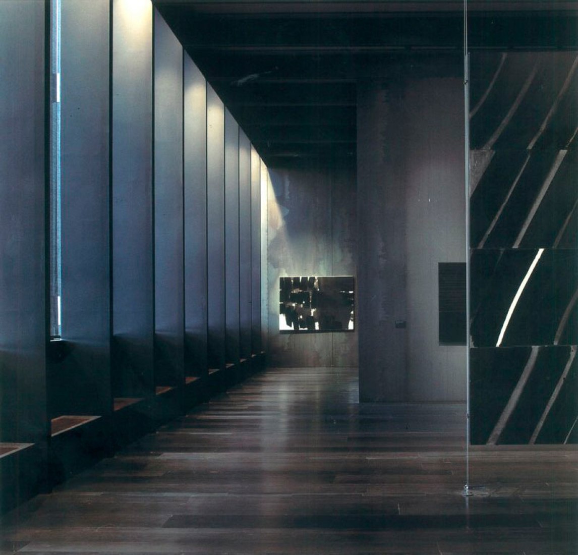 Inside view of the Soulages Museum by RCR Arquitectes. Photograph © Hisao Suzuki.