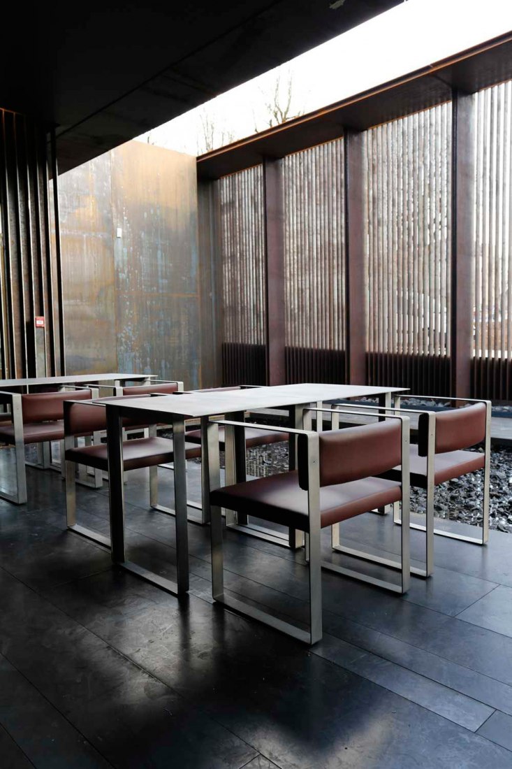 Inside view of the Soulages Museum by RCR Arquitectes. Photograph © Hisao Suzuki.