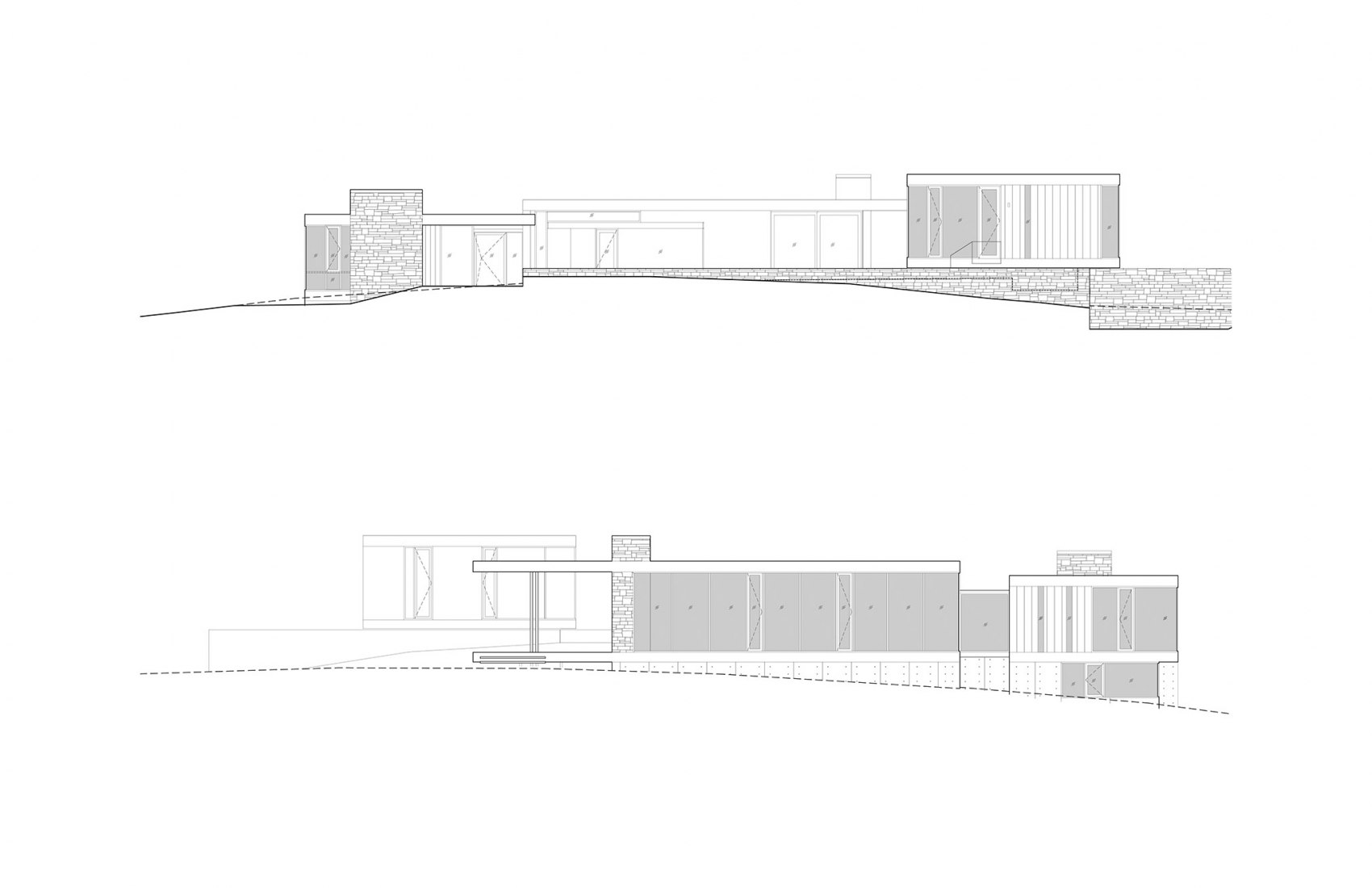 Elevations. Whidbey farm by mwworks.