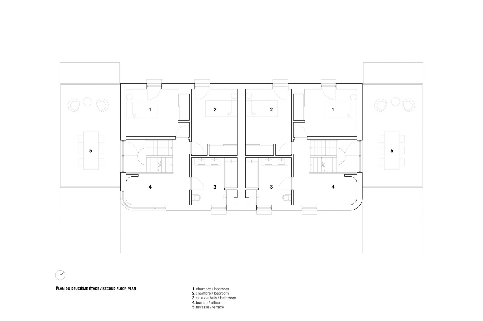 Plano de segunda planta. Le Paquebot por _naturehumaine.