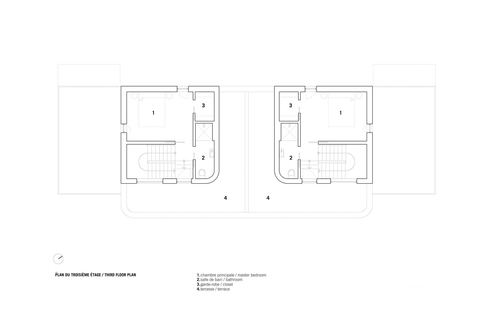 Plano de tercera planta. Le Paquebot por _naturehumaine.