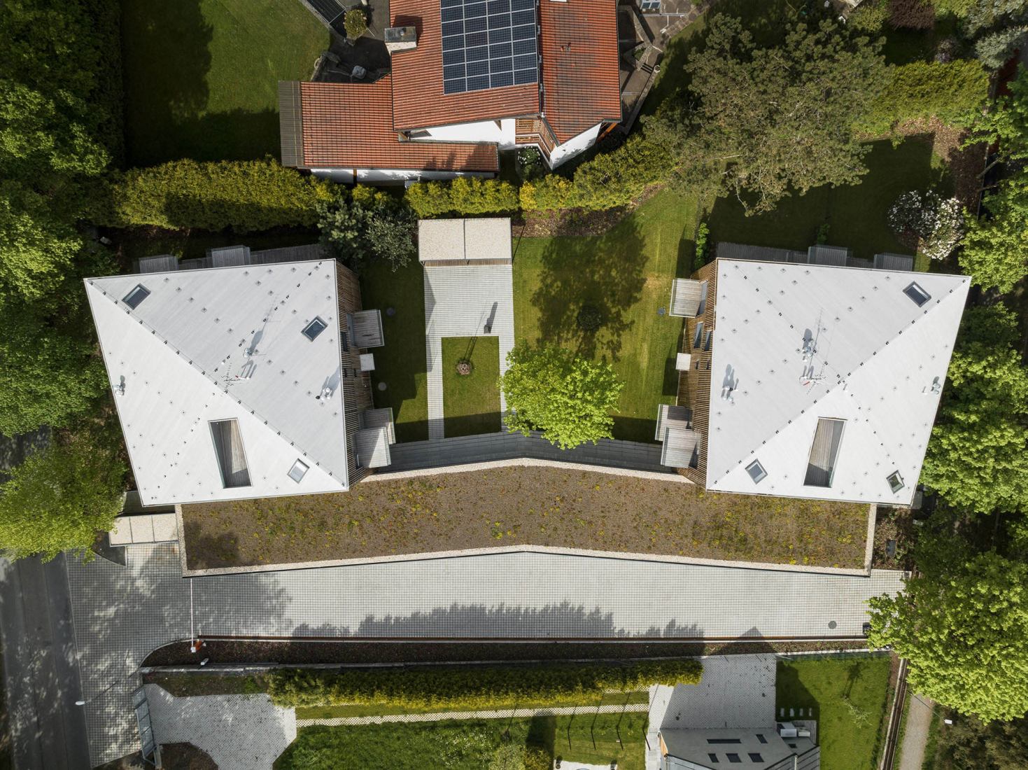 Kamenice Villas por David Zámečník. Fotografia por Petr Polák.