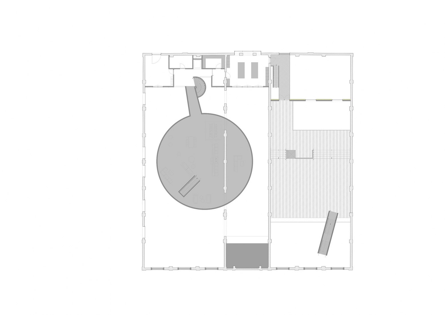 First floor plan. Ark38 by Objekt Architecten. 