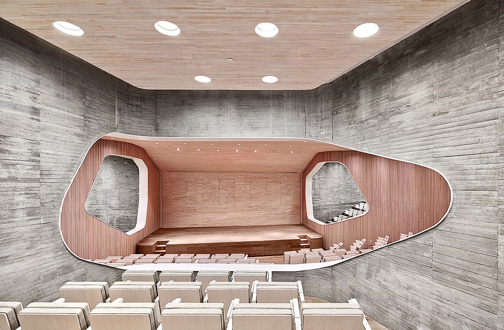 Giner de los Ríos Foundation by Amid cero9. Rehabilitation of the building for the Save the Children Foundation by Elii Architecture. 4th edition of OPEN HOUSE MADRID 2018. Courtesy by Open House Madrid