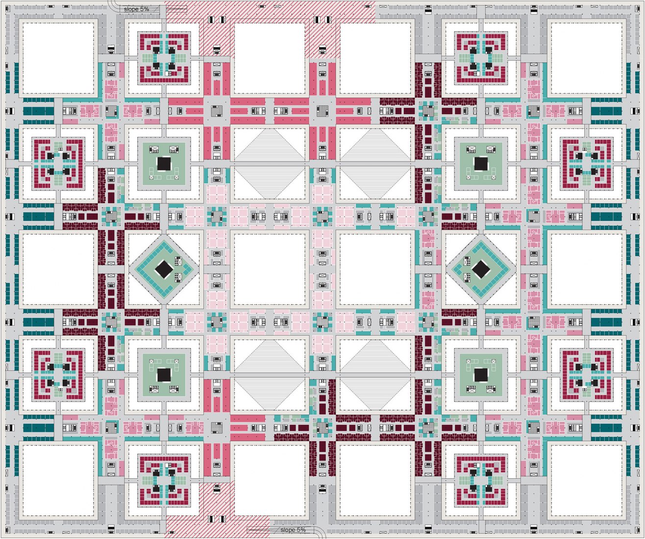 Distrito de Salud Al Daayan en Doha por OMA y Buro Happold. Imagen cortesía de HMC.