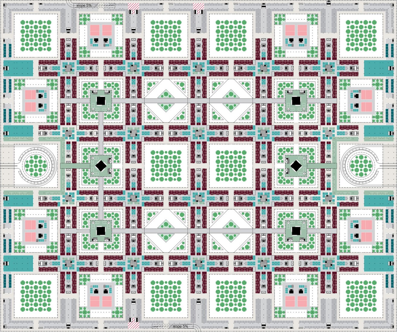 Distrito de Salud Al Daayan en Doha por OMA y Buro Happold. Imagen cortesía de HMC.