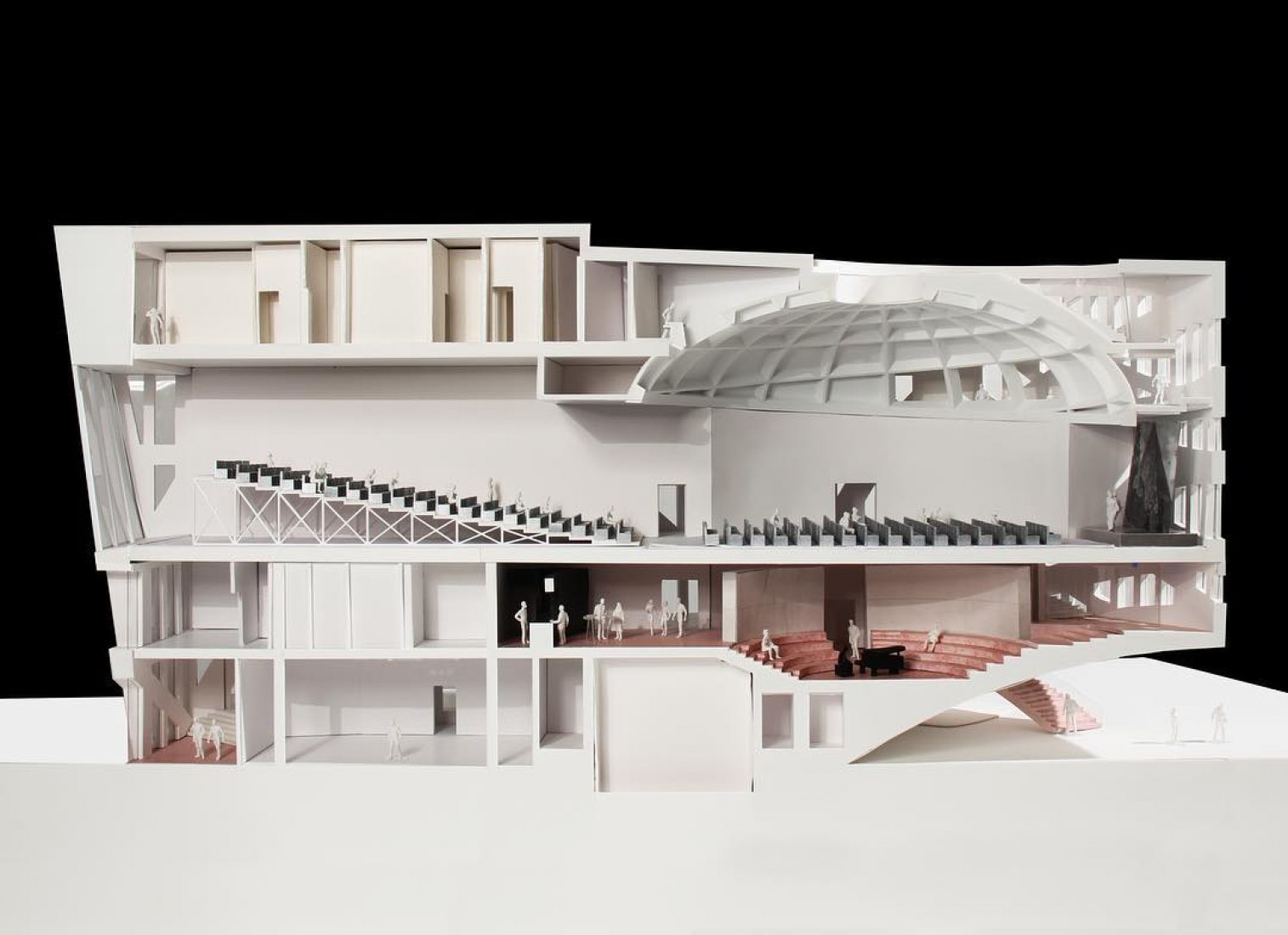 Maqueta de sección. Faena District por OMA. Imagen cortesía de OMA.