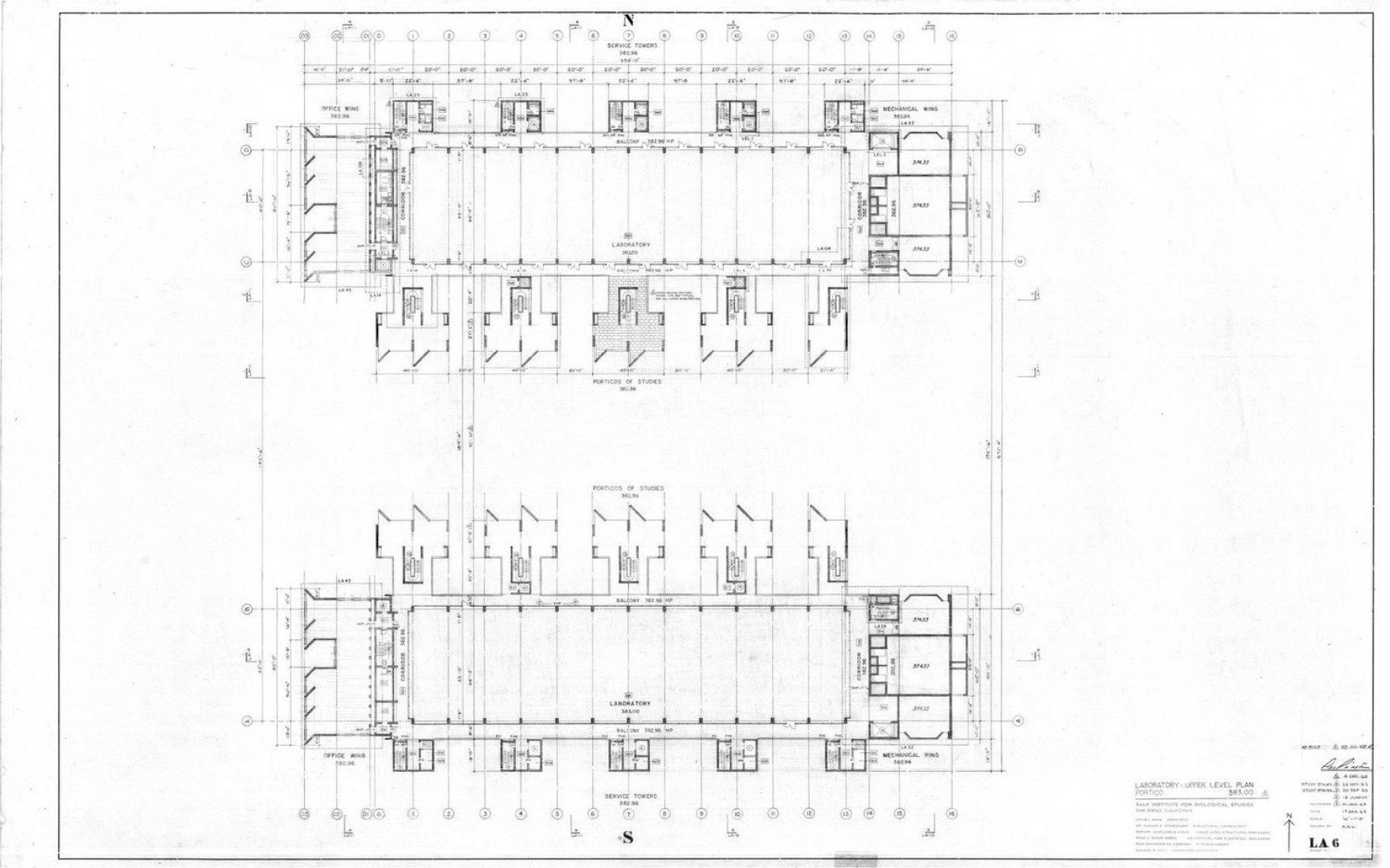 Planta superior. Salk Institute para Estudios Biológicos