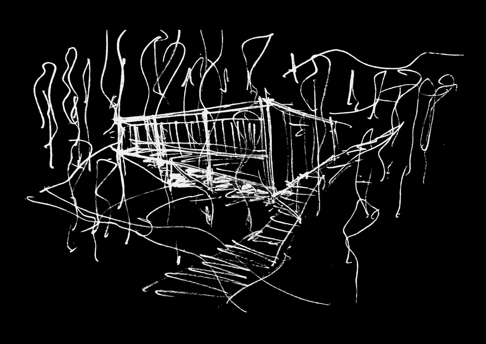 Croquis. Casita en el Rio por Pablo Senmartin Arquitectos.