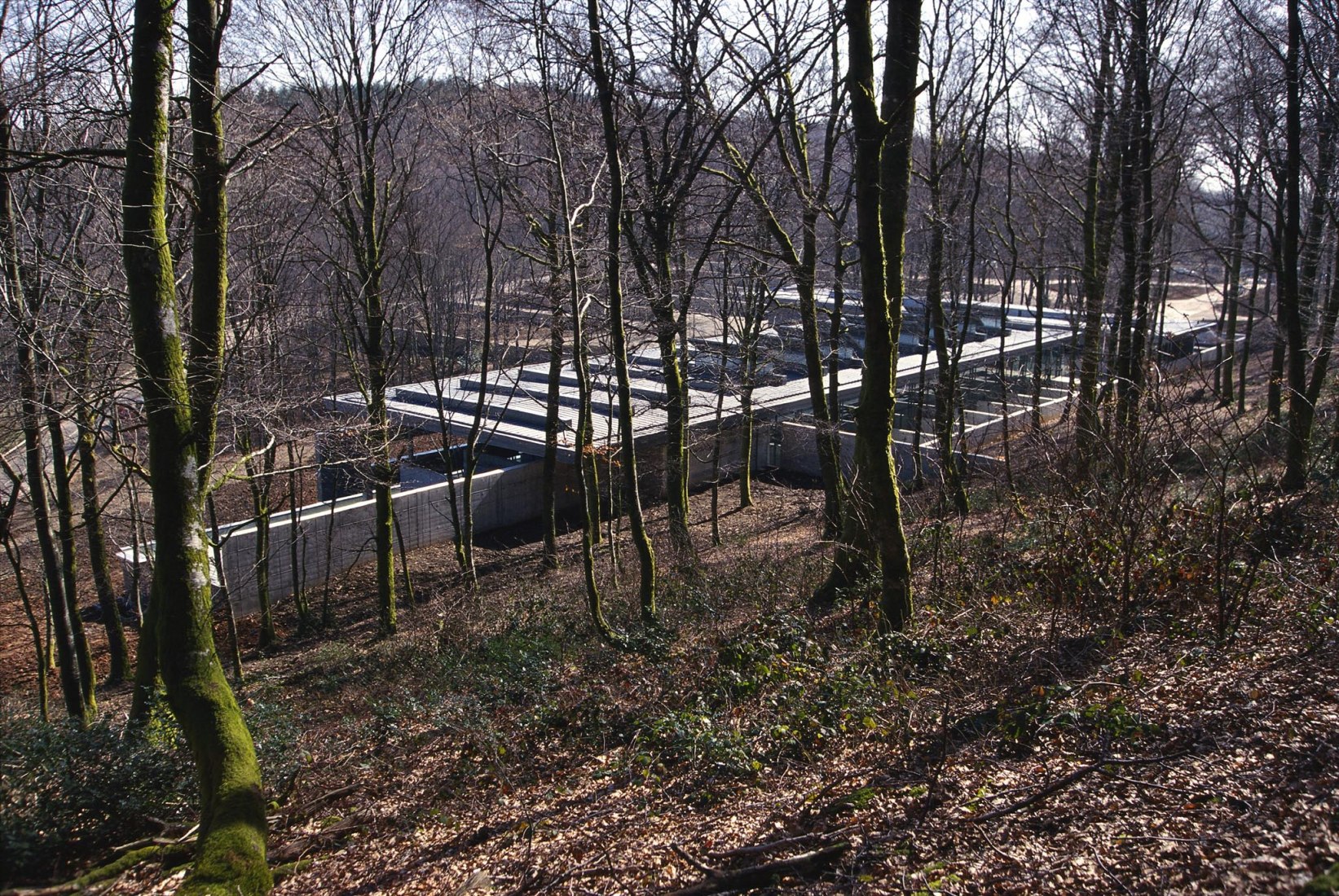 Centro arqueológico, Mont Beuvray, Glux-en-Glenne, Nièvre, arquitecto Pierre-Louis Faloci, 1993-2019. Fotografía por Daniel Osso.