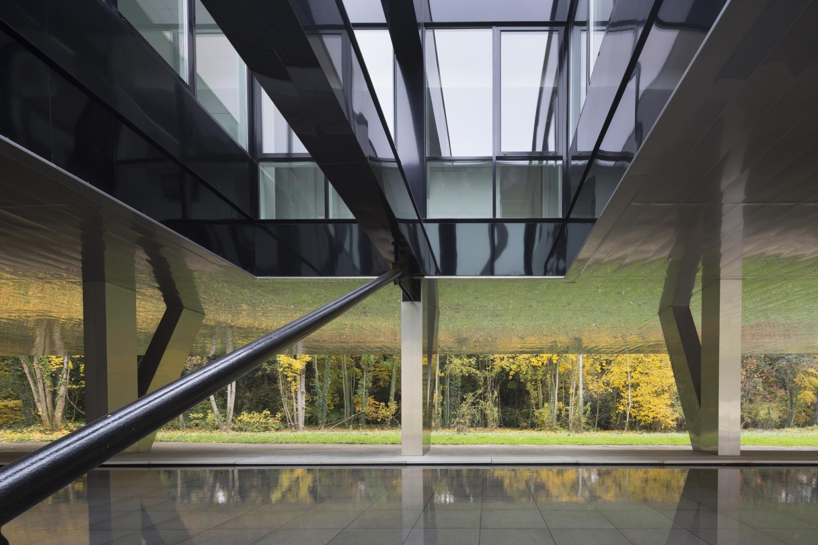 Transformación del castillo de Wendel en un centro cívico, Hayange, Moselle, arquitecto Pierre-Louis Faloci, 2014-2016. Fotografía por Daniel Osso
