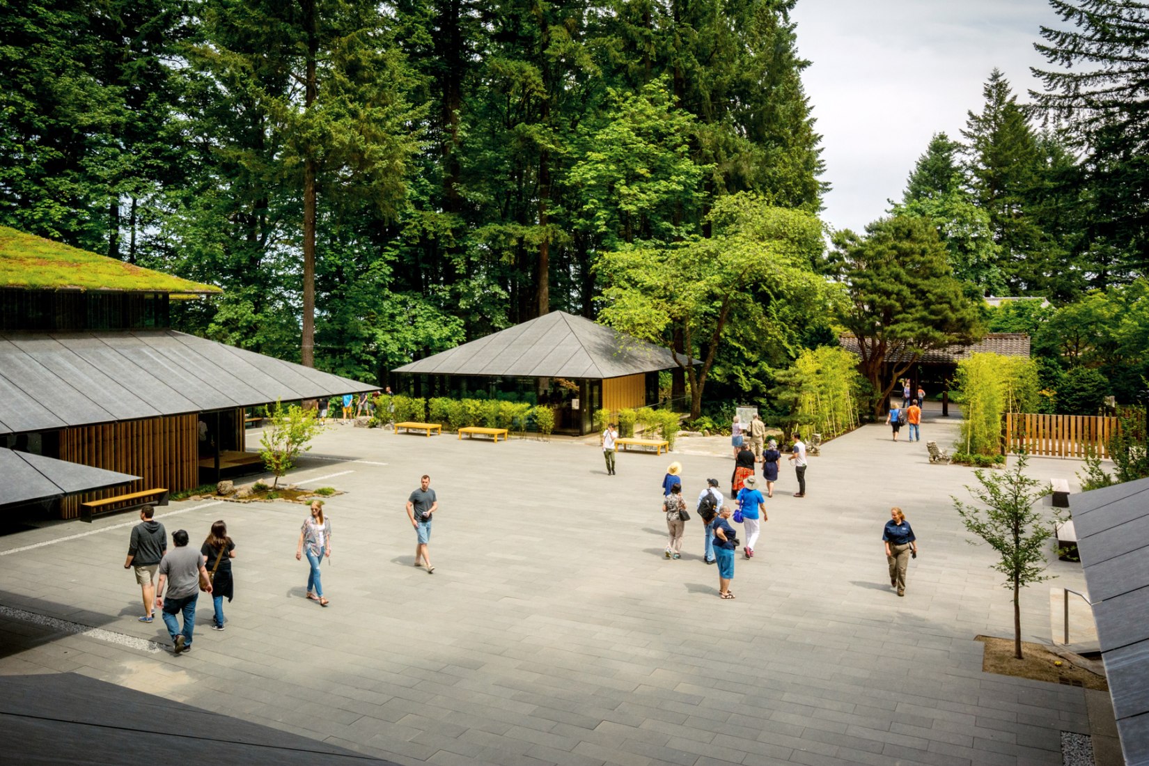 Portland Japanese Garden Expansion by Kengo Kuma. Photograph by Bruce Foster