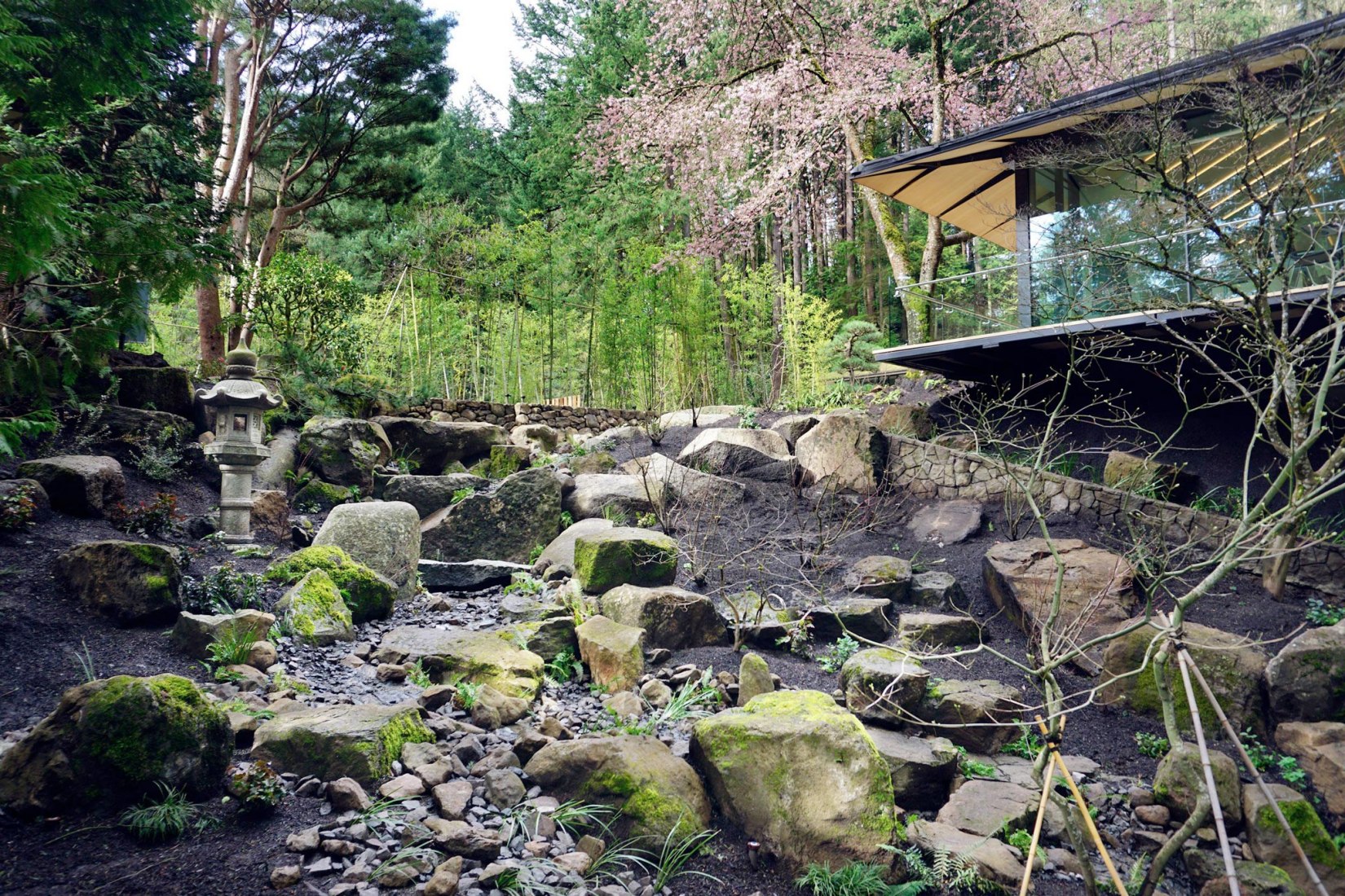 Portland Japanese Garden Expansion by Kengo Kuma. Photograph by Bruce Foster