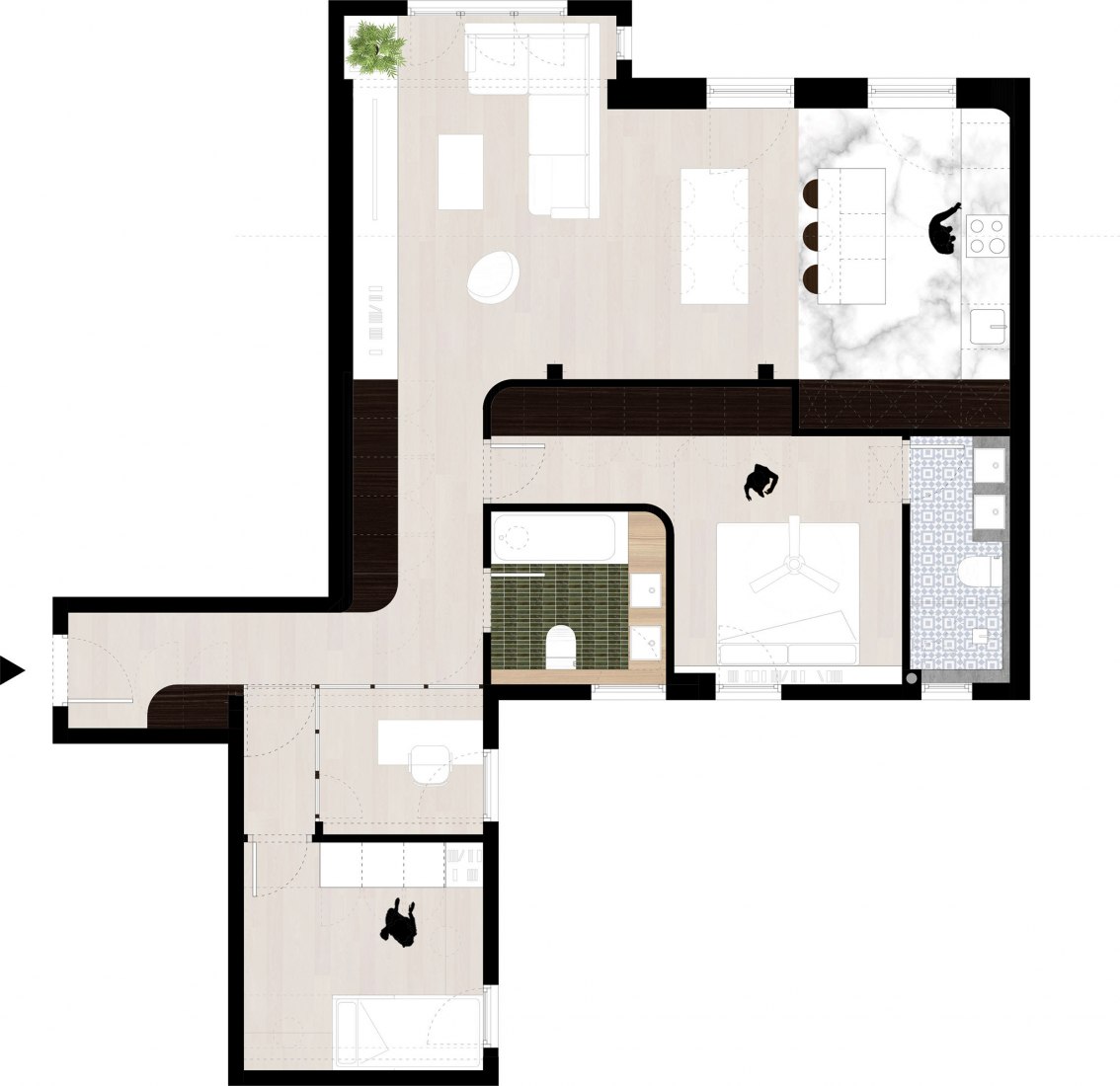Floor plan. Galileo by Pulso Arquitectos.
