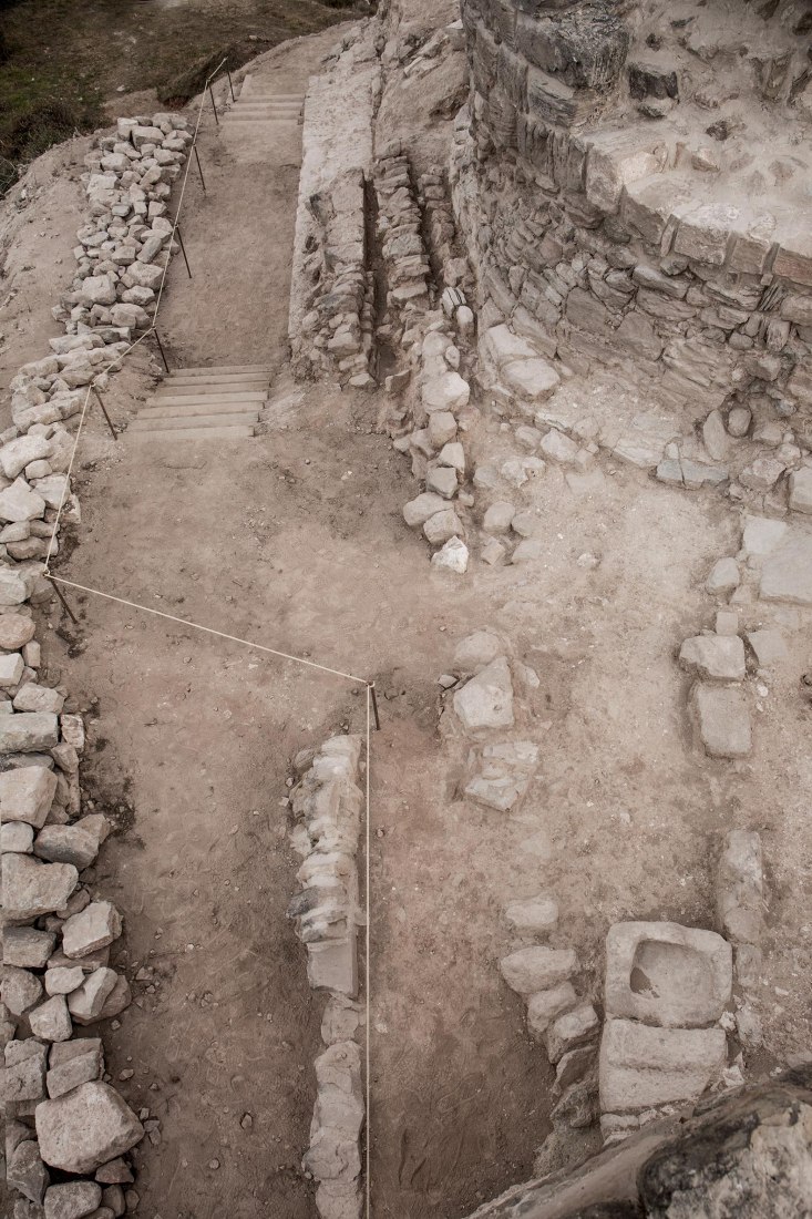 Aerial view. Recovery of the access to Jorba’s castle by Carles Enrich. Image courtesy of Carles Enrich