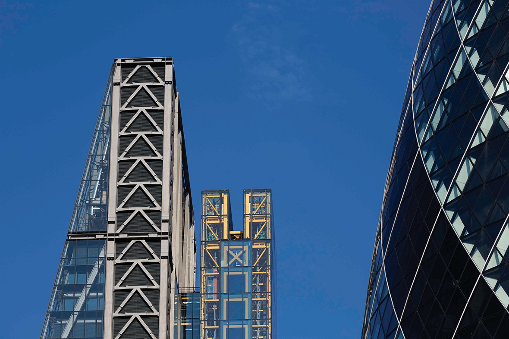 Detalle de la estructura. El edificio Leadenhall por Rogers Stirk Harbour and Partners. Fotografía © Richard Bryant. Cortesía de British Land/Oxford Properties.