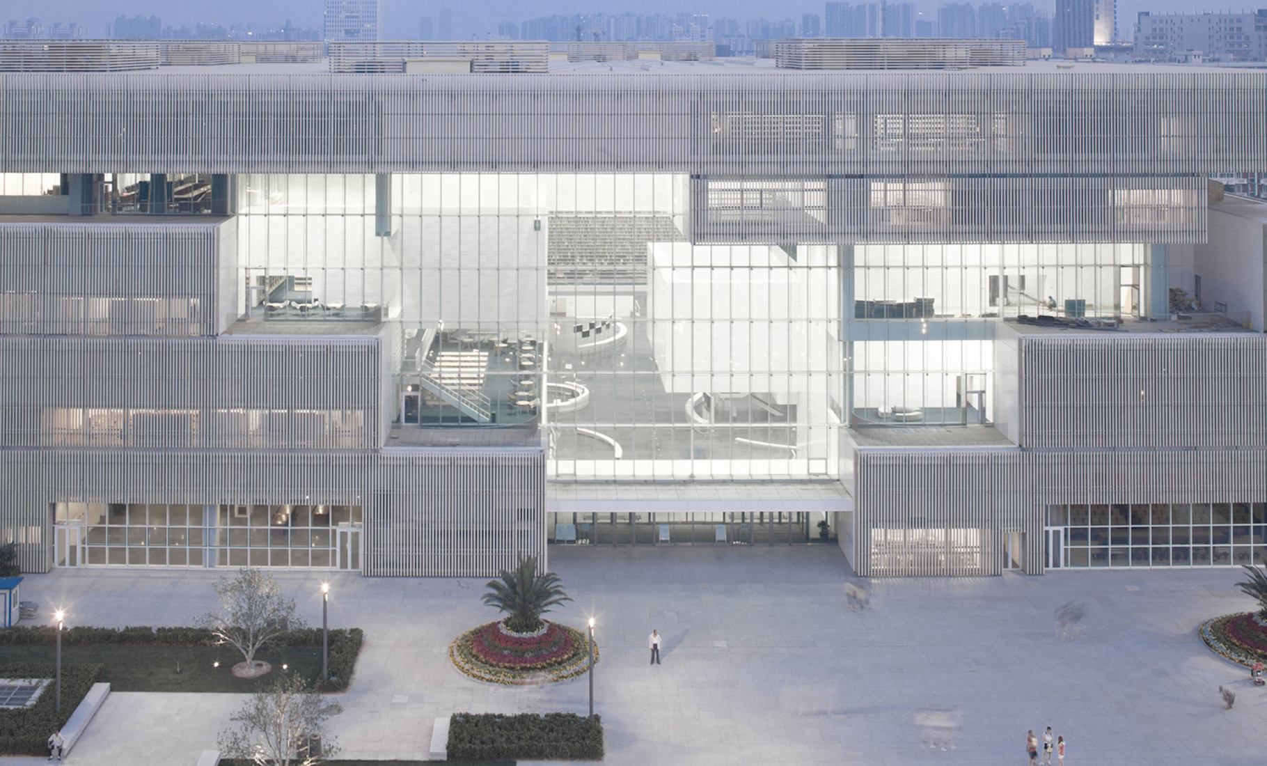 Tianjin Library, photograph courtesy of Riken Yamamoto & Field Shop
