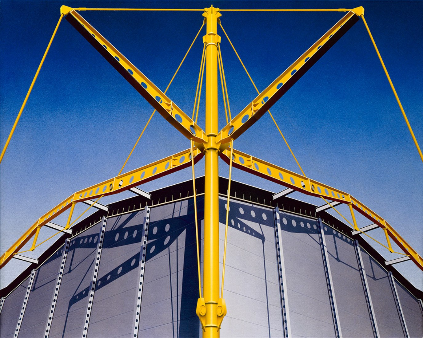 'East Mast con Gridline Beam and Outriggers' por Ben Johnson, 1986. Imagen de Ben Johnson