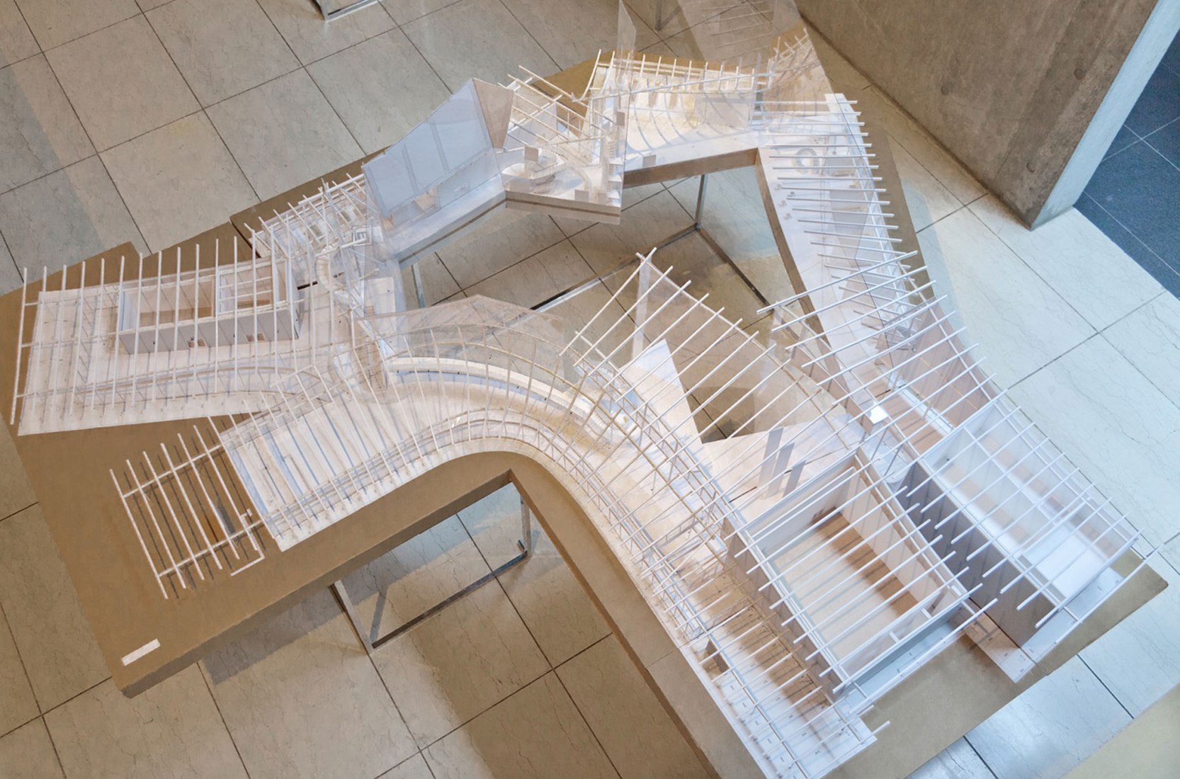 Model. Tsuruoka Cultural Hall by SANAA. Image courtesy of SANAA