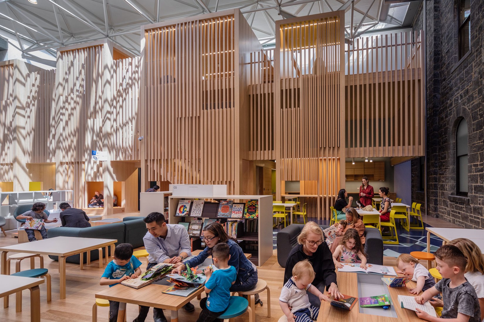 Redeveloped State Library Victoria by Schmidt Hammer Lassen Architects. Photograph by Trevor Mein