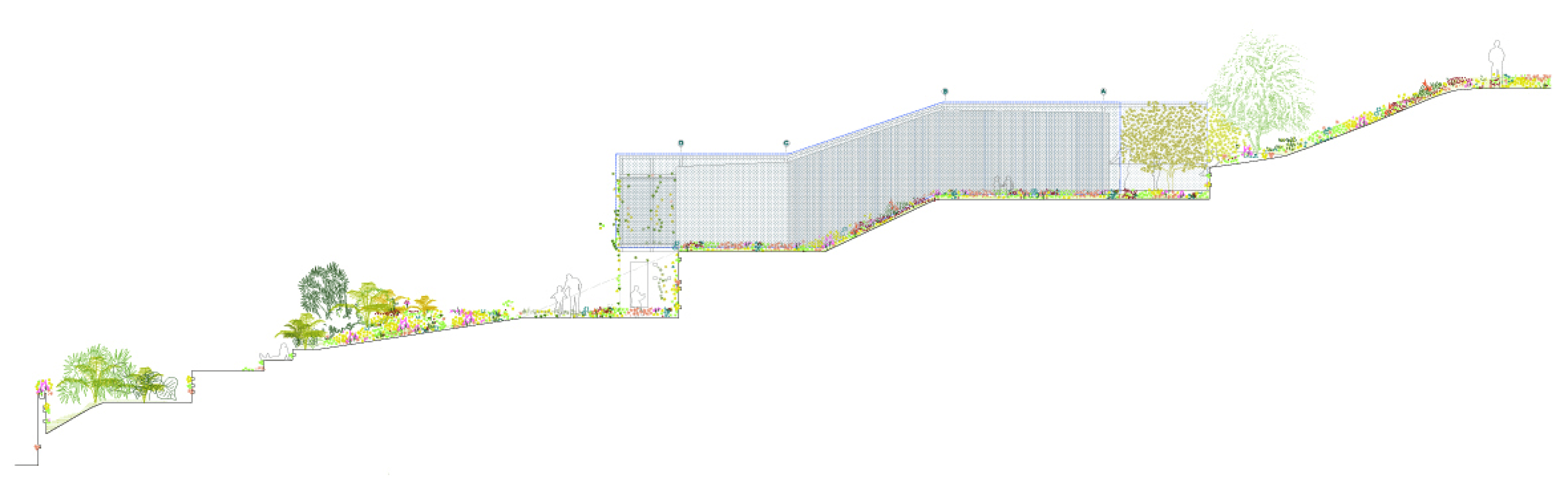 Alzado Este. Seasonless House por SIC, Irene Castrillo y Mauro Gil-Fournier. 