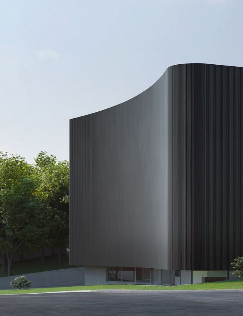Visualización exterior. MoAE - Museo de Educación Artística de Huamao por Álvaro Siza y Carlos Castanheira